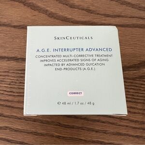 SkinCeuticals A.G.E. Interrupter Advanced - Pale Green & Navy Text